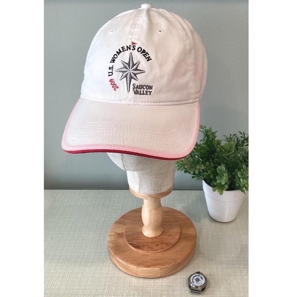 Ashworth Mens Baseball Hat Cap US Womens Open + Marker - Adjustable/ OS